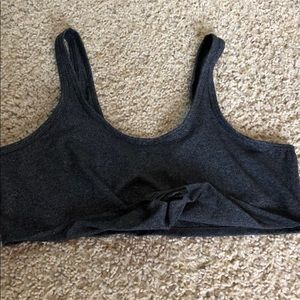 Victoria’s Secret tie front crop top